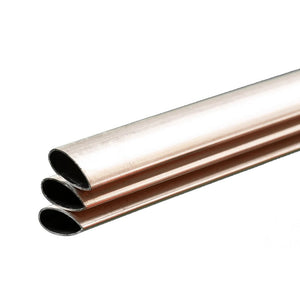 Aluminum Streamline: 5/8" OD x 0.016" Wall x 35" Long