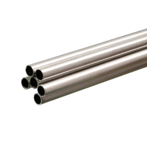 Round Aluminum Tube: 7/32" OD x 0.014" Wall x 36" Long