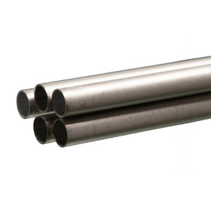 Round Aluminum Tube: 9/32" OD x 0.014" Wall x 36" Long