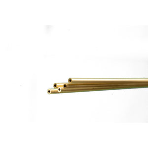 Round Brass Tube: 1/16" OD x 0.014" Wall x 36" Long