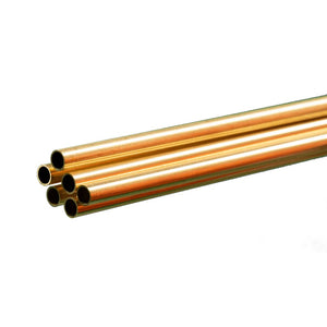 Round Brass Tube: 3/16" OD x 0.014" Wall x 36" Long