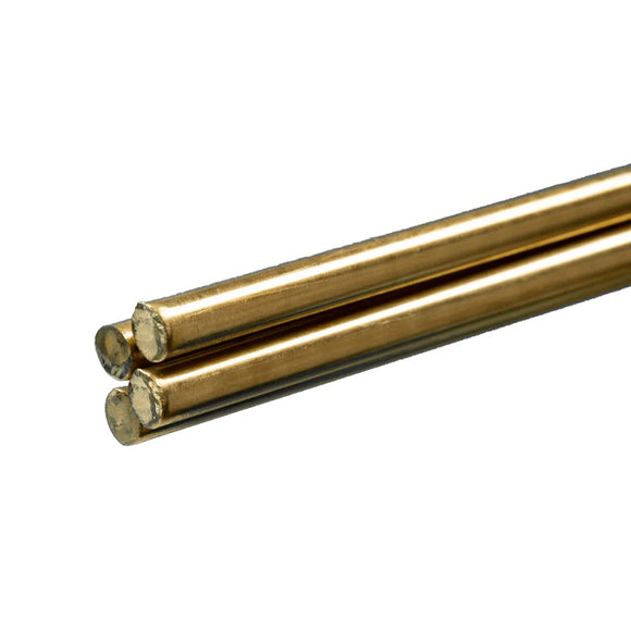 Round Brass Rod: 1/4