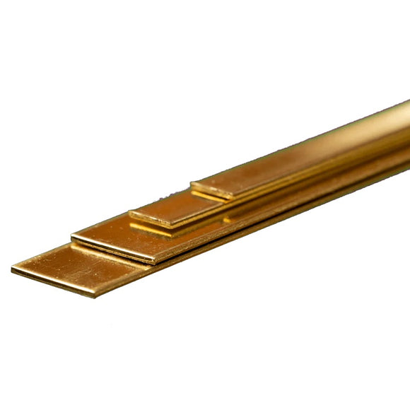 Bendable Brass Strip: 0.032 x (1/4