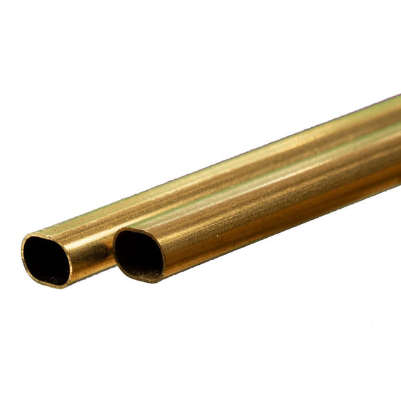 Brass Oval Tube (Small): 0.014