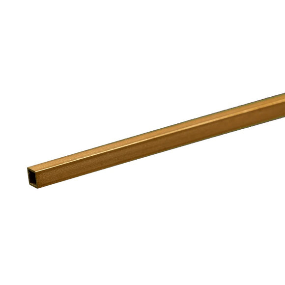 Square Brass Tube: 1/8