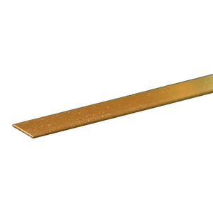 Brass Strip: 0.025" Thick x 1/2" Wide x 12" Long