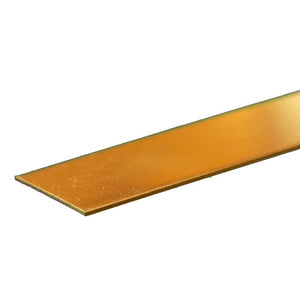 Brass Strip: 0.032" Thick x 1" Wide x 12" Long