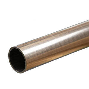 Round Aluminum Tube: 1/2" OD x 0.029" Wall x 12" Long