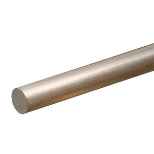 Round Aluminum Rod: 5/16" OD x 12" Long