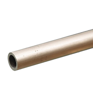 Round Aluminum Tube: 3/8" OD x 0.049" Wall x 12" Long