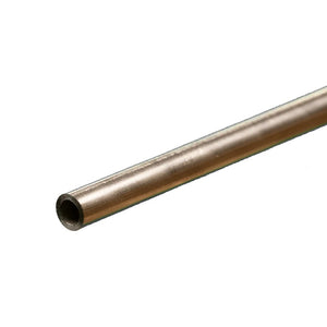 Round Stainless Steel Tube: 3/16" OD x 22 Gauge x 12" Long