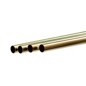 Round Brass Tube: 7/16" OD x 0.014" Wall x 36" Long