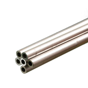 Round Aluminum Tube: 3/16" OD x 0.035" Wall x 36" Long