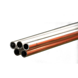 Round Aluminum Tube: 5/16" OD x 0.035" Wall x 36" Long