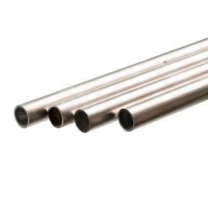 Round Aluminum Tube: 7/16" OD x 0.035" Wall x 36" Long