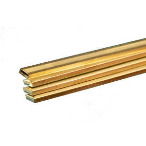 Brass Strip: 0.093" Thick x 1/4" Wide x 36" Long