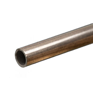 Round Aluminum Tube: 9mm OD x 0.89mm Wall x 300mm Long