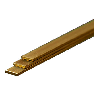 Brass Strip: 1mm Thick x 6mm wide x 300mm Long