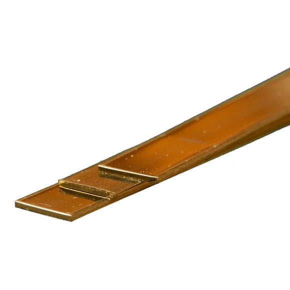 Brass Strip: 1mm Thick x 12mm Wide x 300mm Long