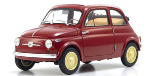 1/18 Fiat Nuova 500 Diecast Model, Coral Red