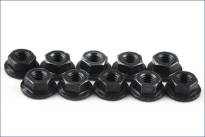 Nut (M4X4.5mm) Flanged (10Pcs)