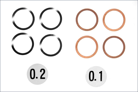 12X15mm Shim Set(0.1/0.2/4pc)