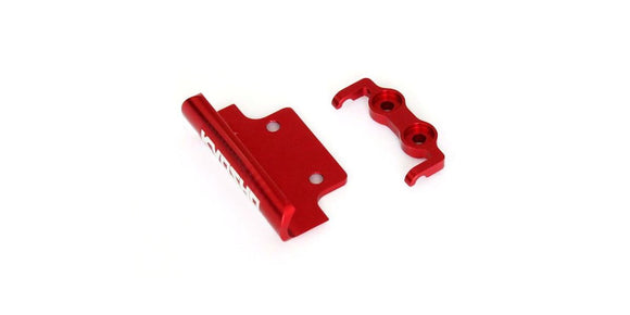 Aluminum Front & Rear Bumper Set, Red