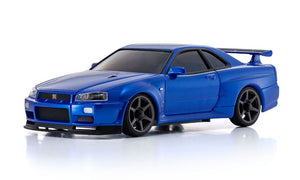 MINI-Z ASC MA-020 AWD Nissan Skyline GT Body, Metallic Blue