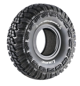 CR-Griffin 1/10 2.2" Crawler Tires, Super Soft, Front/Rear