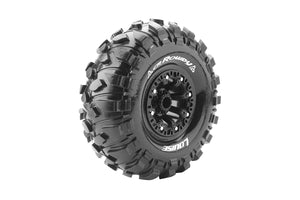 CR-Rowdy 1/10 2.2" Crawler Tires, 12mm Hex, Super Soft,