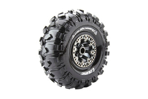 CR-Rowdy 1/10 2.2" Crawler Tires, 12mm Hex, Super Soft,