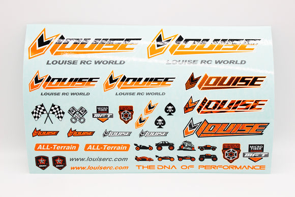 Louise RC Sticker Sheet-Orange