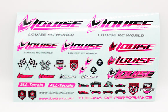 Louise RC Sticker Sheet-Pink