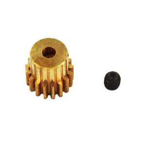 Brass Pinion Gear (17T, .6 mod) (1pc)