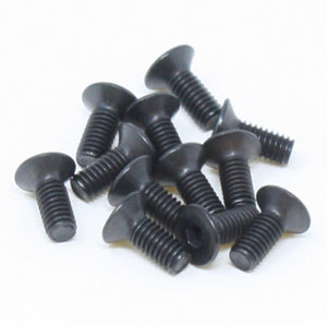 4x10mm Countersunk Hex Machine Thread Screws (12pcs)