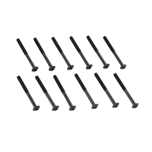 3x30mm Shoulder Button Head Hex Machine Thread Screws (12pcs)