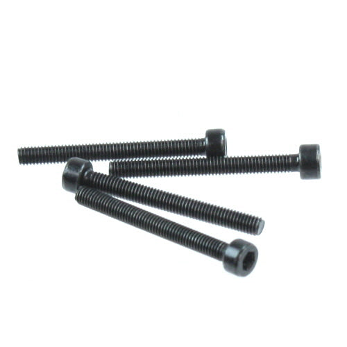 3x28mm Cap Head Hex Machine Thread Screws (4pcs)