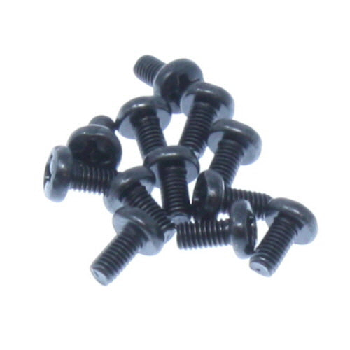 3x6mm Button Head Phillips Machine Thread Screws (12pcs)