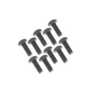 2.5x6mm Button Head Hex Machine Thread Screws(10pcs)