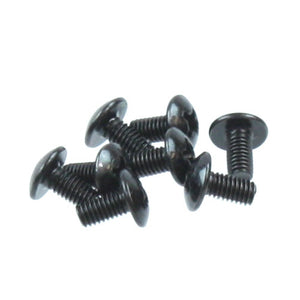 3x6mm Button Head Phillips Machined Thread Screws (8pcs)