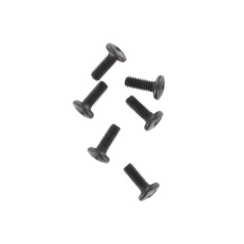 2.5x6mm Button Head Phillips Machine Thread Screws (6pcs)