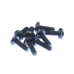 2x6mm Button Head Hex Machine Thread Screws (8pcs)