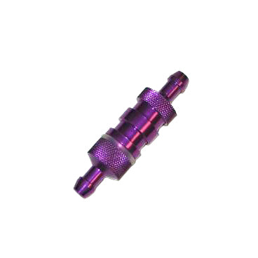 Aluminum fuel filter (purple) 