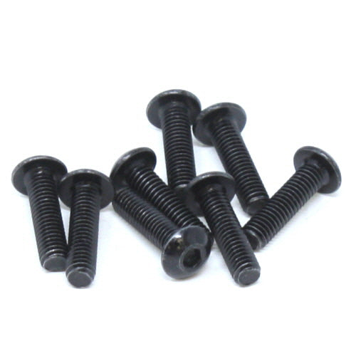 4x16mm Cap Head Hex Machine Thread Screws (8pcs)