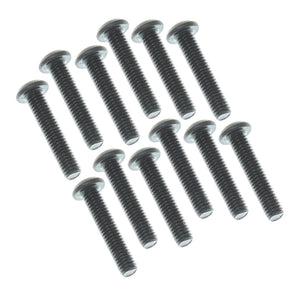 3x15mm Button Head Hex Machine Thread Screws (12pcs)