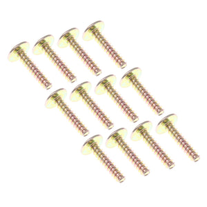 2.6x12mm Washer Head Phillips Self Tapping Screws (12pcs)