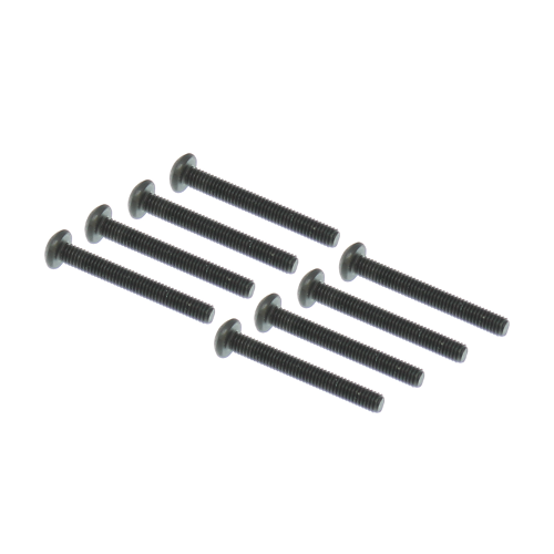 3x23mm Button Head Hex Machine Thread Screws (8pcs)