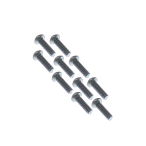 2x6mm Button Head Hex Machine Thread Screws (10pcs)