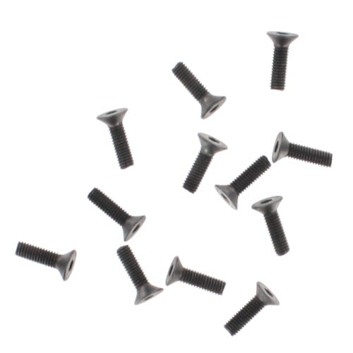 3x10mm Countersunk Hex Machine Thread Screws (12pcs)