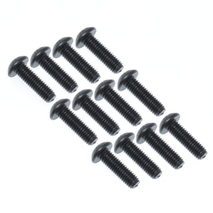 5x16mm Button Head Machine Thread Screws (12pcs)